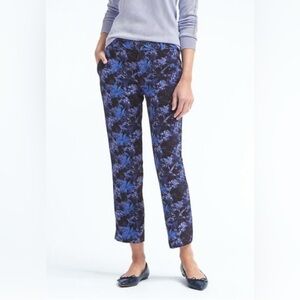 Banana Republic Sloan Dress Pants Size 0
Blue floral career